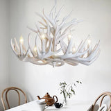 Natural Sculpture White Modern Chandelier