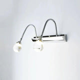 Silver Spring Pipe Bathroom Wall Lights