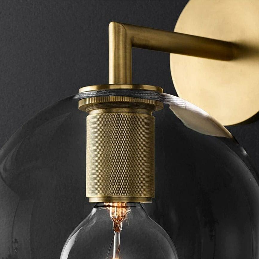 Contemporary Gold Iron Wall Light