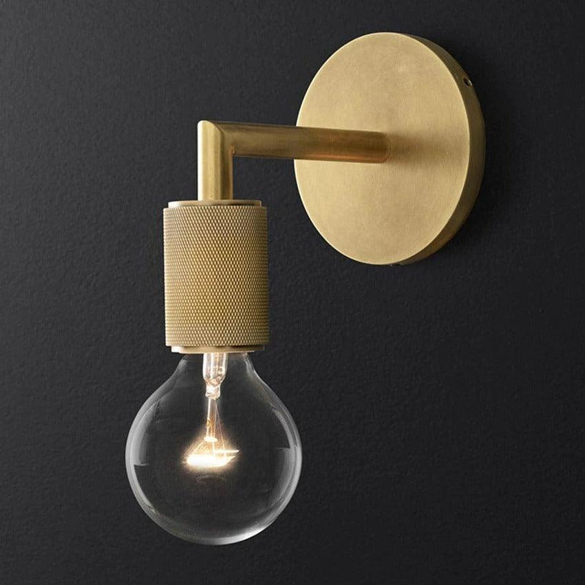 Contemporary Gold Iron Wall Light