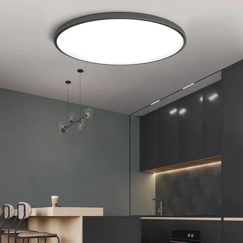 Slim Round Bathroom Flush Ceiling Lights - Clowas