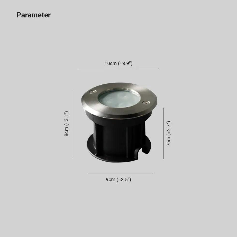 LED Stainless Steel Round Ground Light for Garden