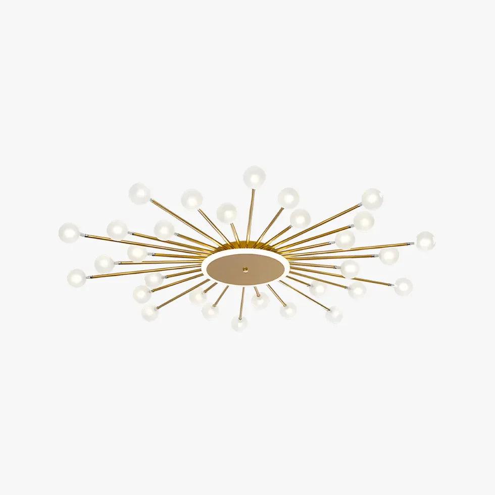 Contemporary Glass Ball Ceiling Light for Bedroom