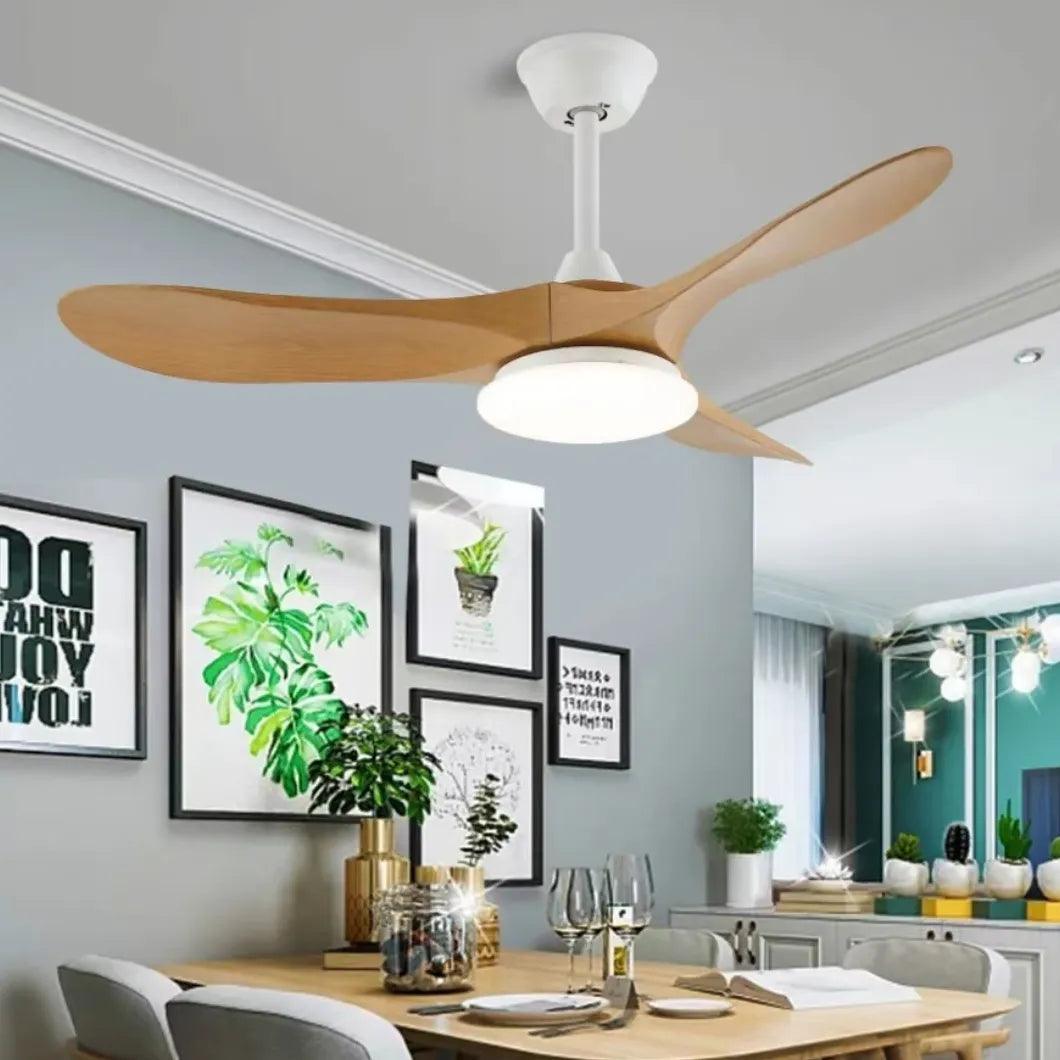 Three-Blade Ceiling Fan with Light