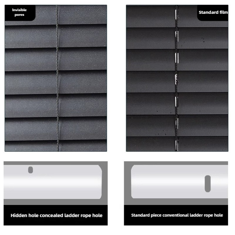 Hupirtoin no punching aluminum alloy blinds