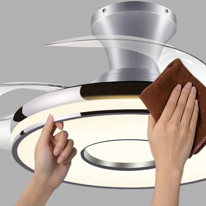 Minimalist Invisible Variable Fan Bedroom Ceiling Light