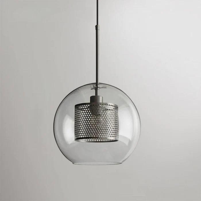 Clear Glass Ball Pendant Light for Dining Room