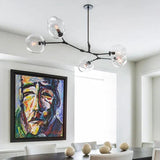 Simple Branch Glass Bubble Chandelier Design
