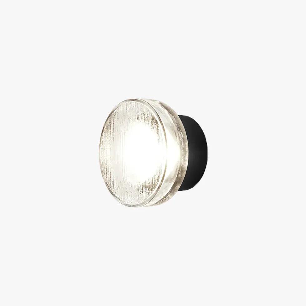 Contemporary Glass Wall Light In Acrylic Design