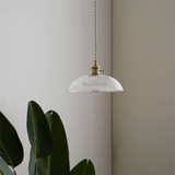Vintage Style Glass Pendant Light for Dining Room