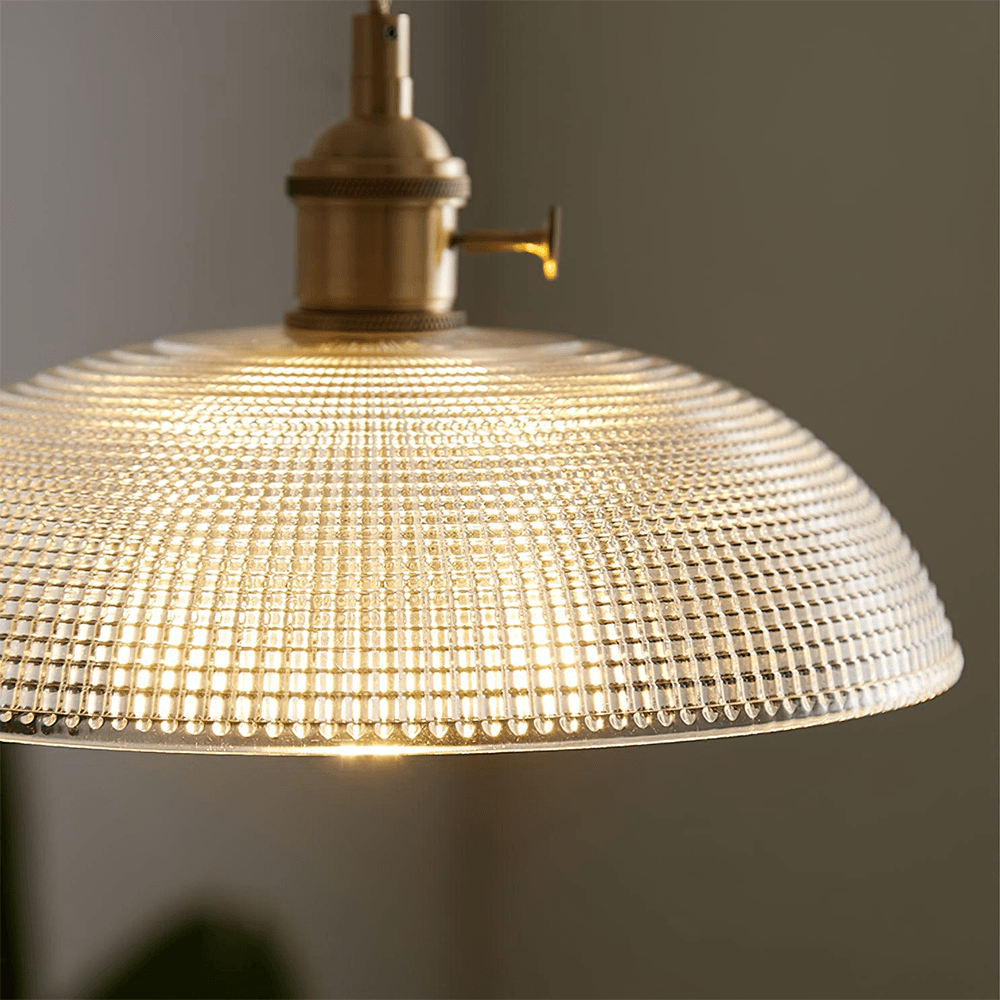 Vintage Style Glass Pendant Light for Dining Room