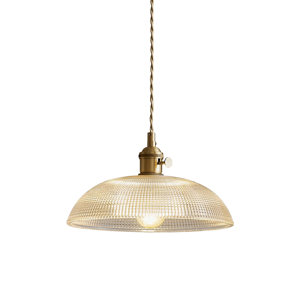 Vintage Style Glass Pendant Light for Dining Room