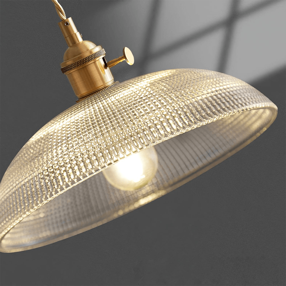 Vintage Style Glass Pendant Light for Dining Room