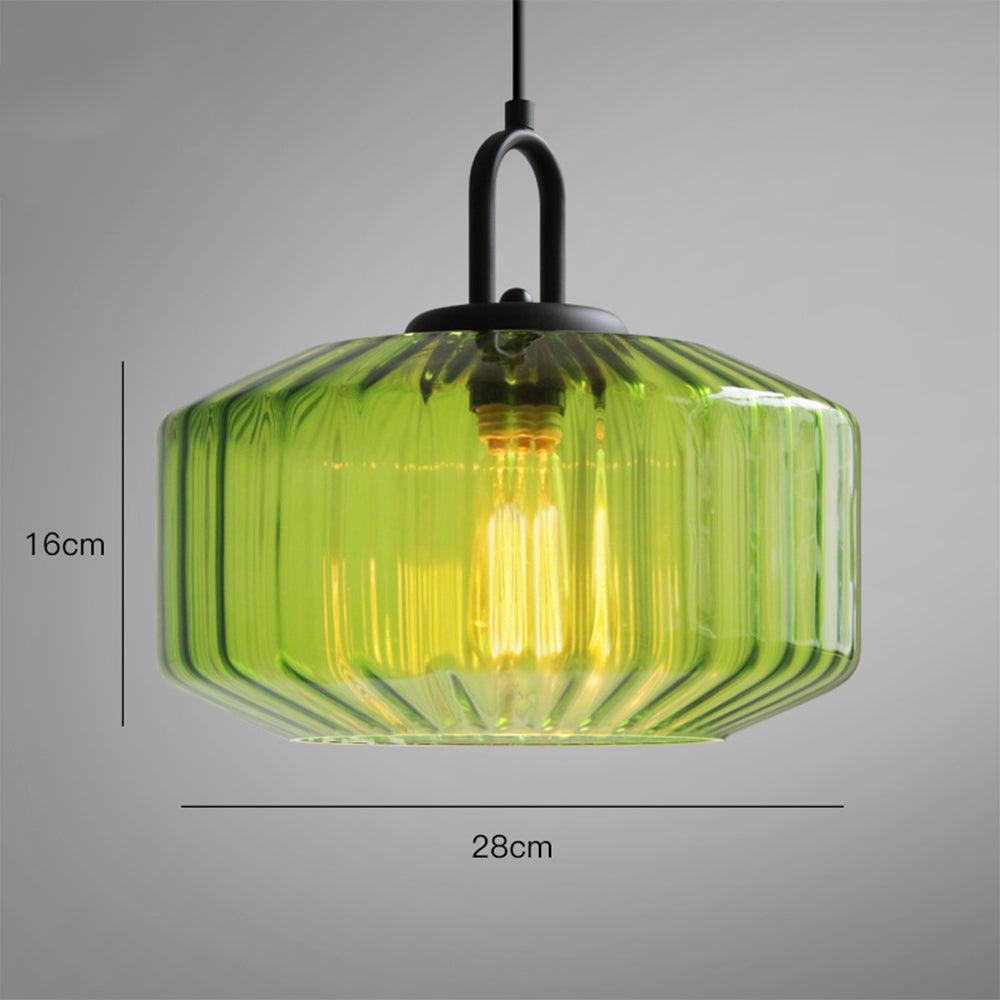 Modern Dining Stained Glass Pendant Light Fixture