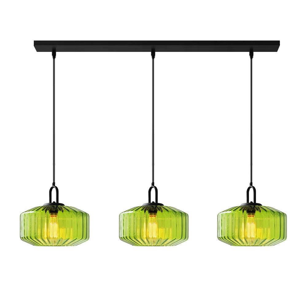 Modern Dining Stained Glass Pendant Light Fixture