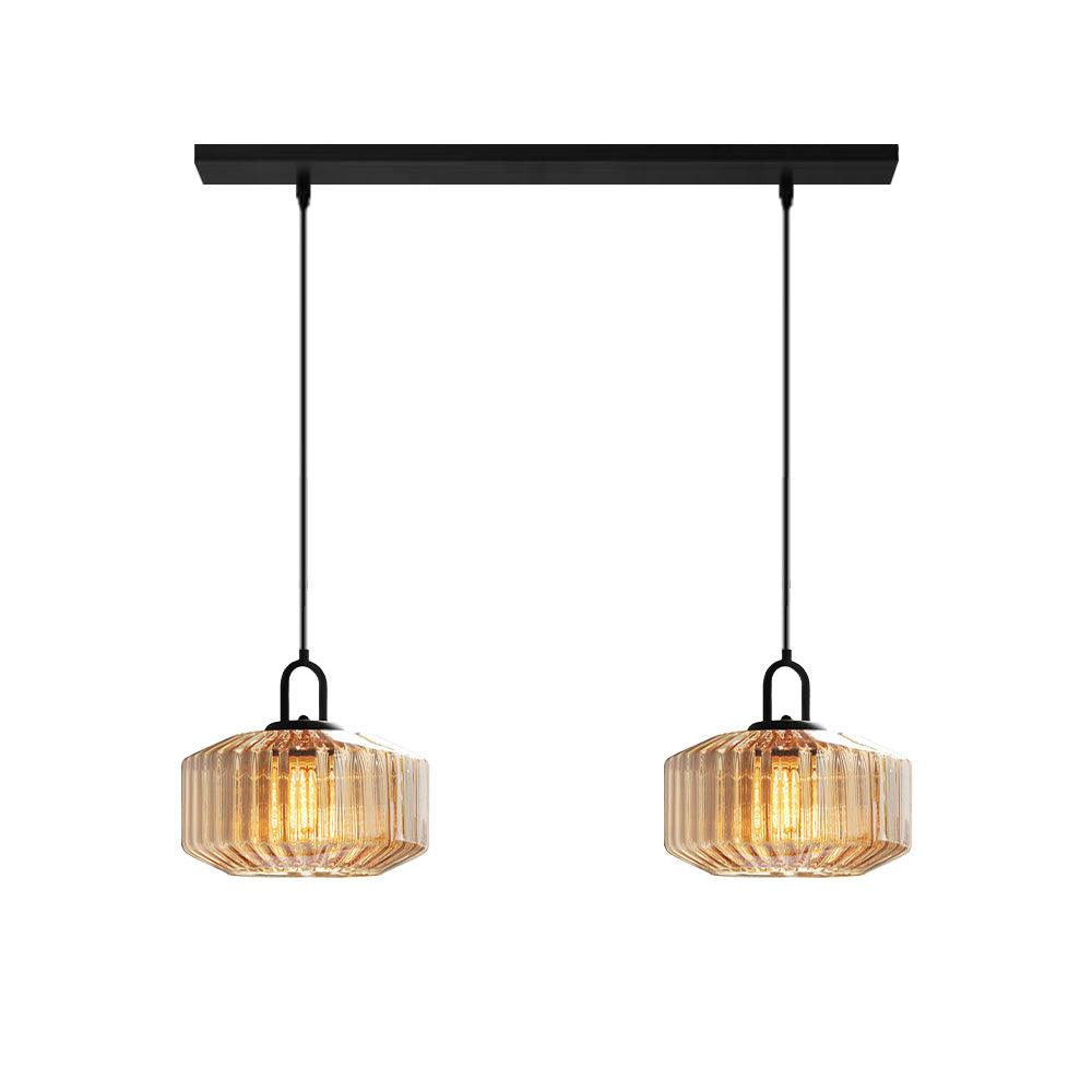 Modern Dining Stained Glass Pendant Light Fixture