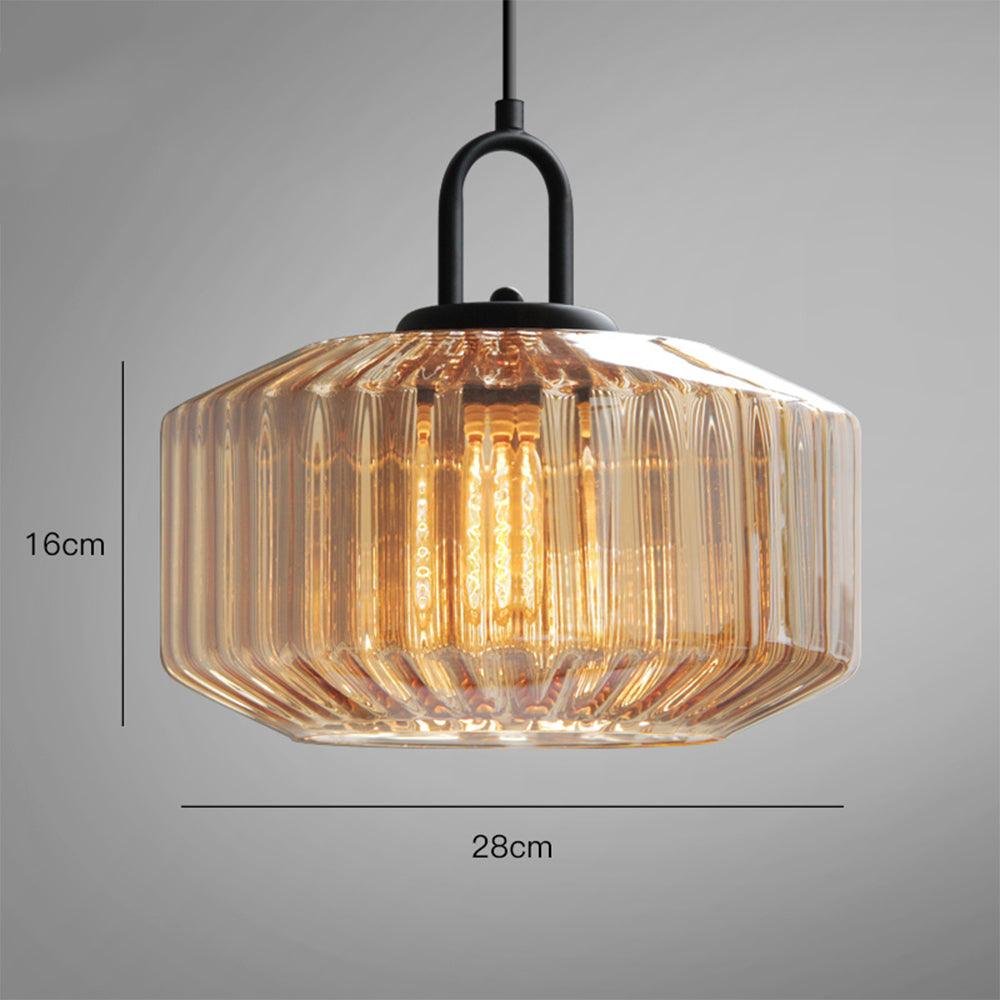 Modern Dining Stained Glass Pendant Light Fixture