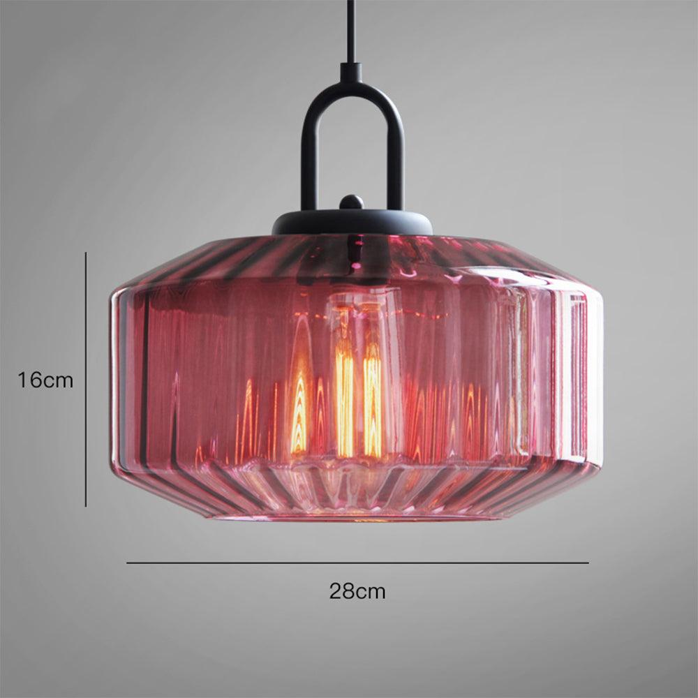 Modern Dining Stained Glass Pendant Light Fixture