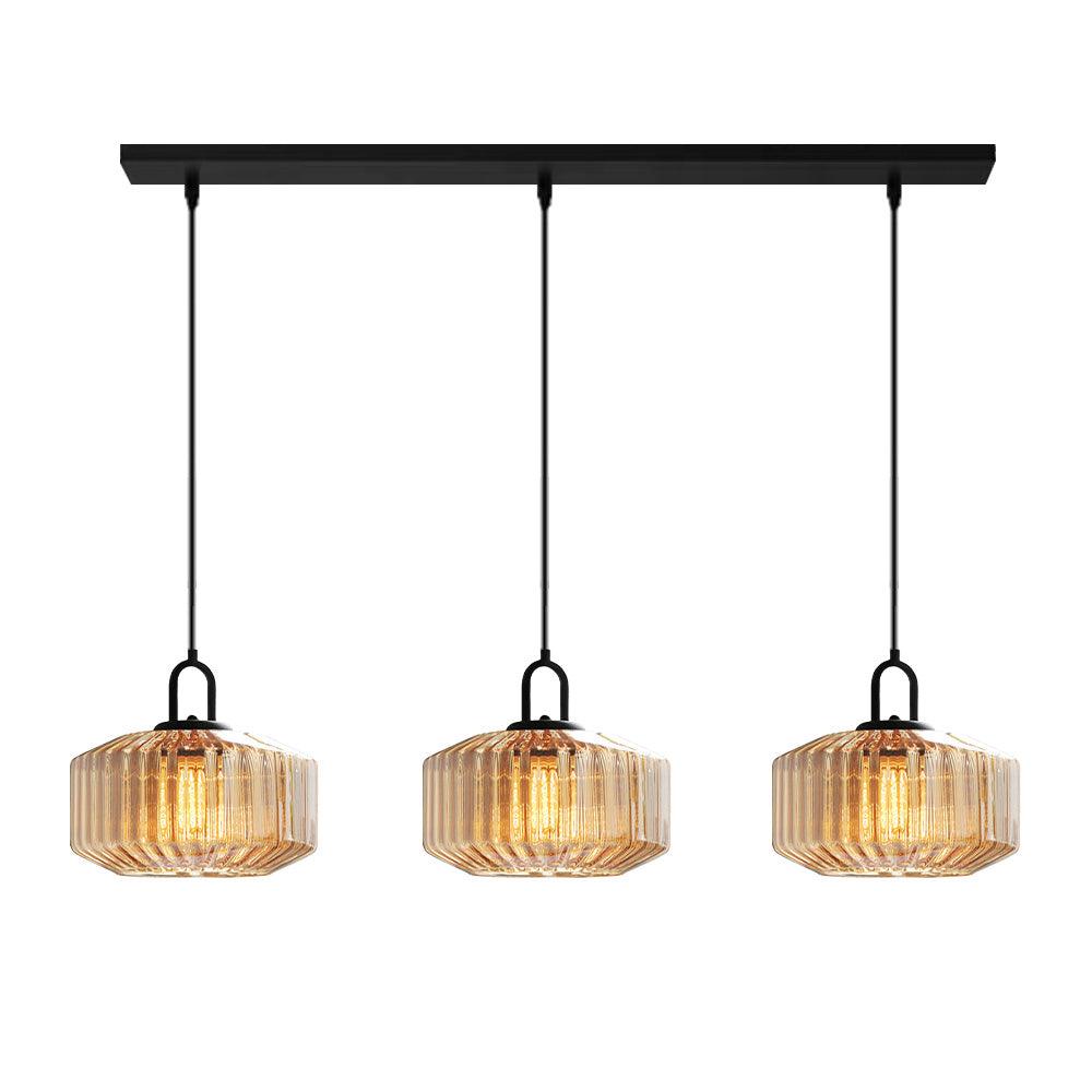 Modern Dining Stained Glass Pendant Light Fixture