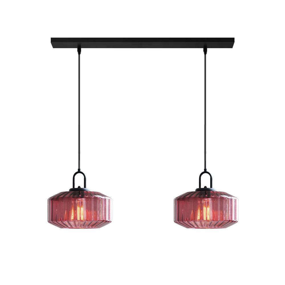 Modern Dining Stained Glass Pendant Light Fixture