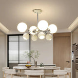 Globe Glass Chandelier for Living Room