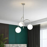 Three-Head Glass Ball Minimalist Pendant Light