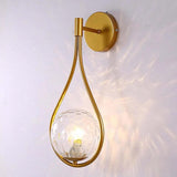 Nordic Glass Ball LED Bedside Wall Light in Black