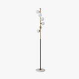 Modern Globe Glass Floor Lamp for Living Room