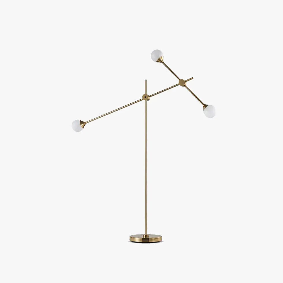 Multi-Arm Gold Modern Minimalist Floor Lamp