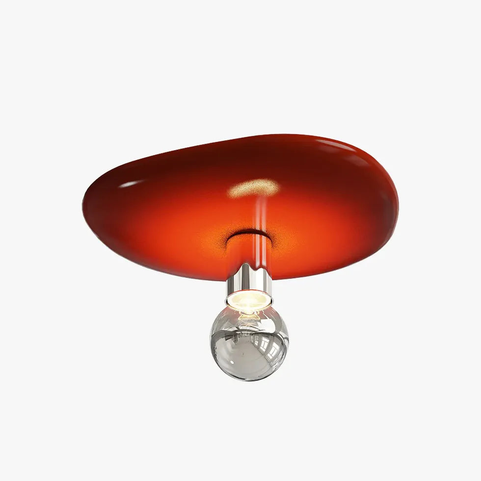 Red Irregular Round Design Recessed Ceiling Light