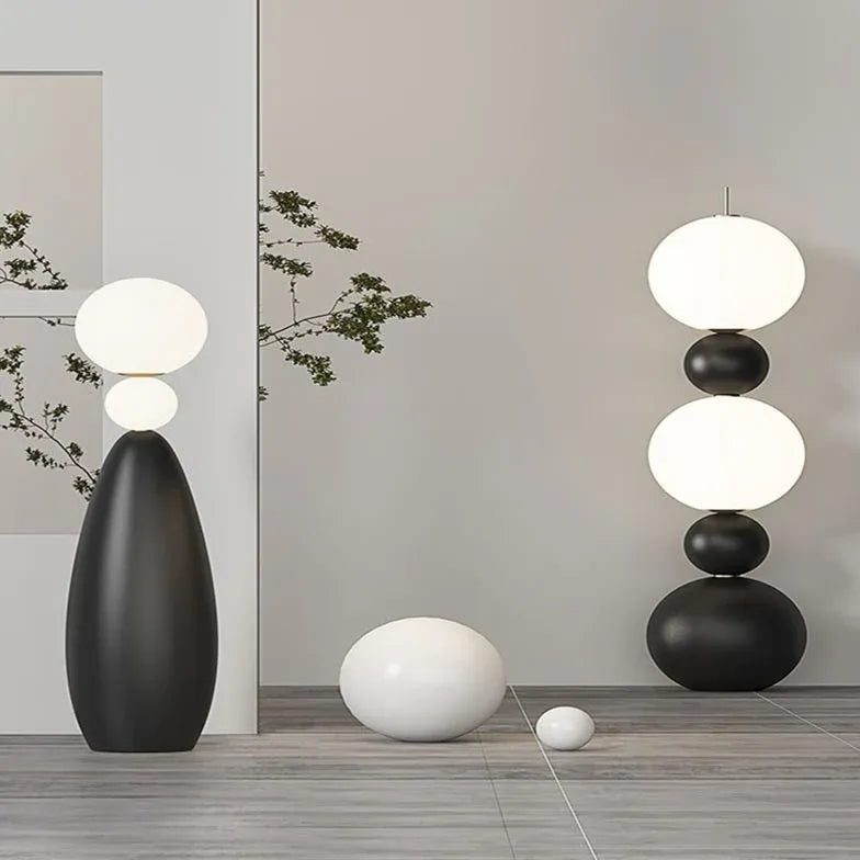 Two-Tone Multi-Sphere Modern Design Floor Lamp