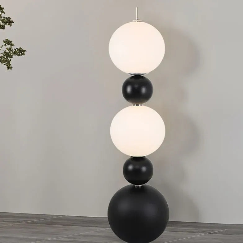 Two-Tone Multi-Sphere Modern Design Floor Lamp