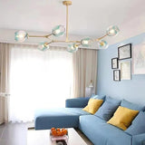 Glass Globe Design Living Room Modern Chandelier