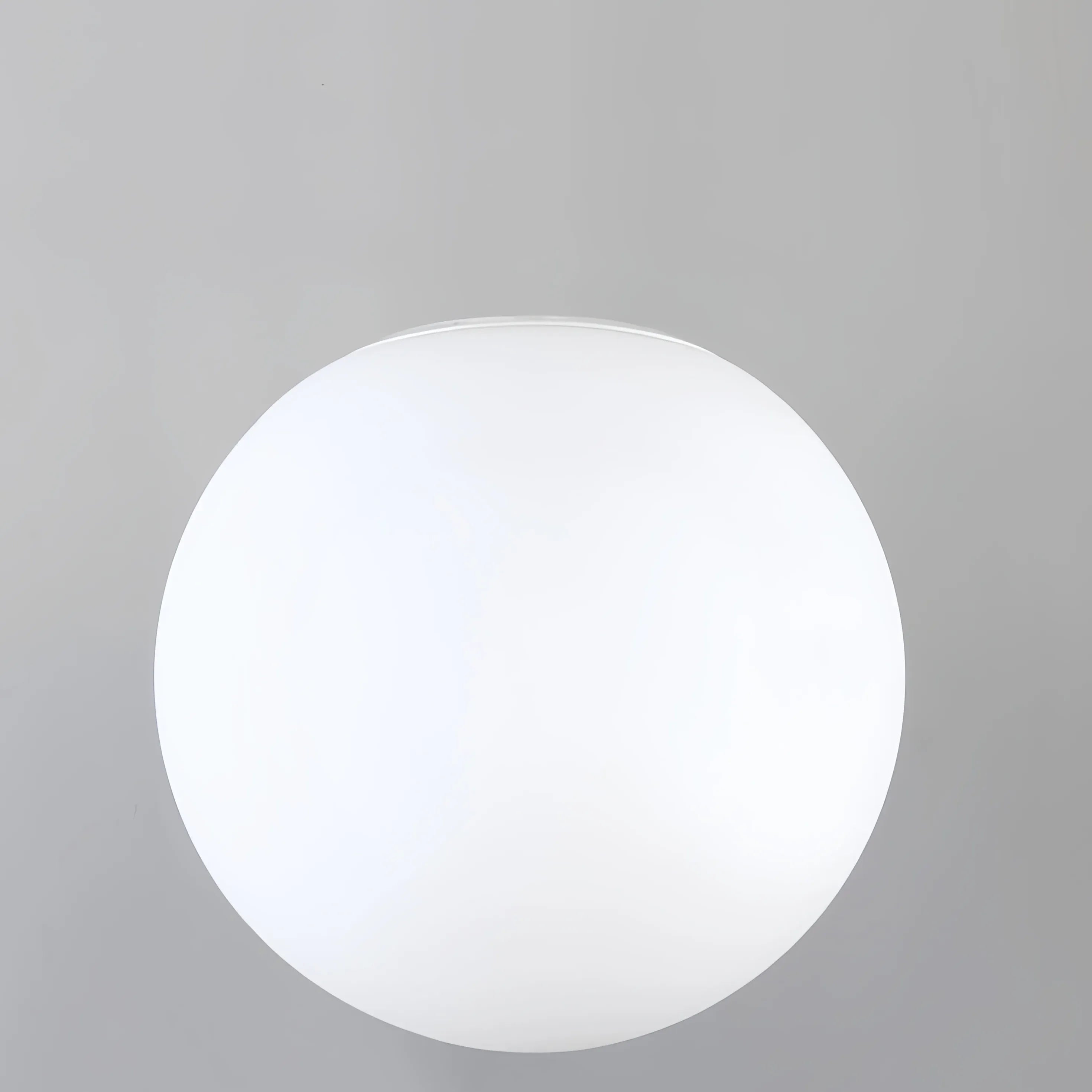 White Spherical Glass Hallway Ceiling Light