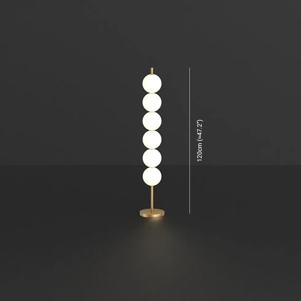 Multi-Ball Stacked Upright Floor Lamp