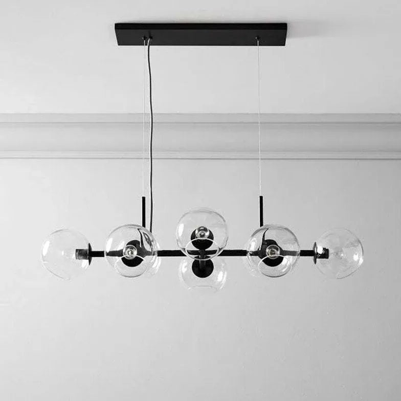 Clear Glass Multi-Ball for Living Room Pendant Light