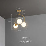 Minimalist Dining Room Glass Pendant Lights