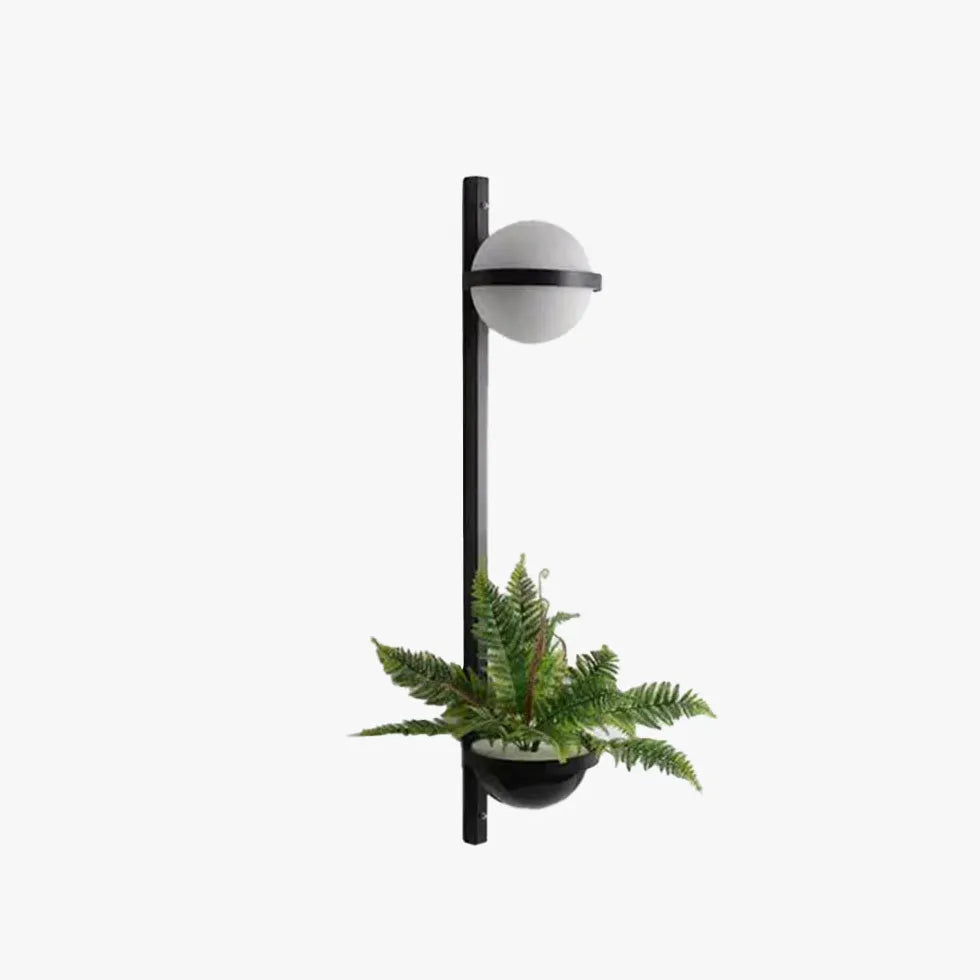 Double Globe Plant Led Outdoor Wall Lights