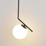 Pendant Glass Lighting Modern with Oval Design