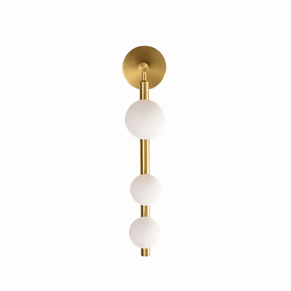 Multi-Globe Glass Modern Wall Light