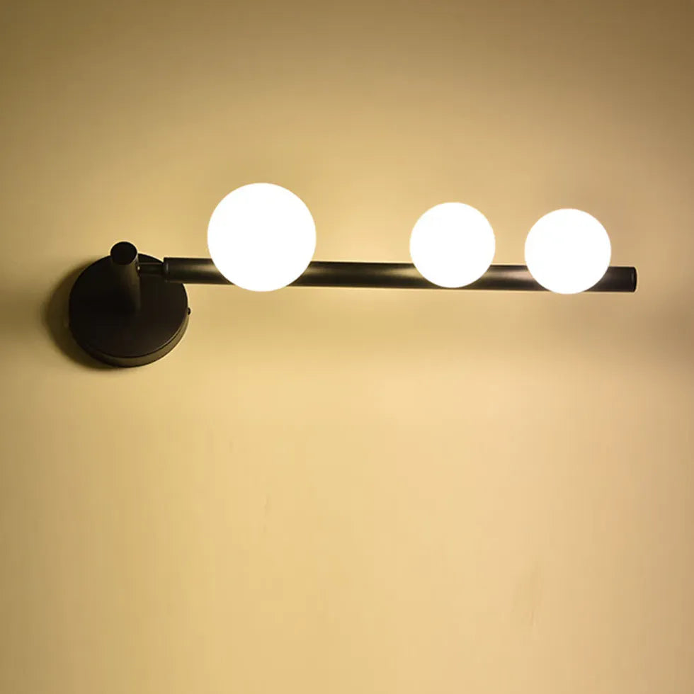 Multi-Globe Glass Modern Wall Light