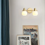 Gold Multi Arm Globe Glass Spotlight