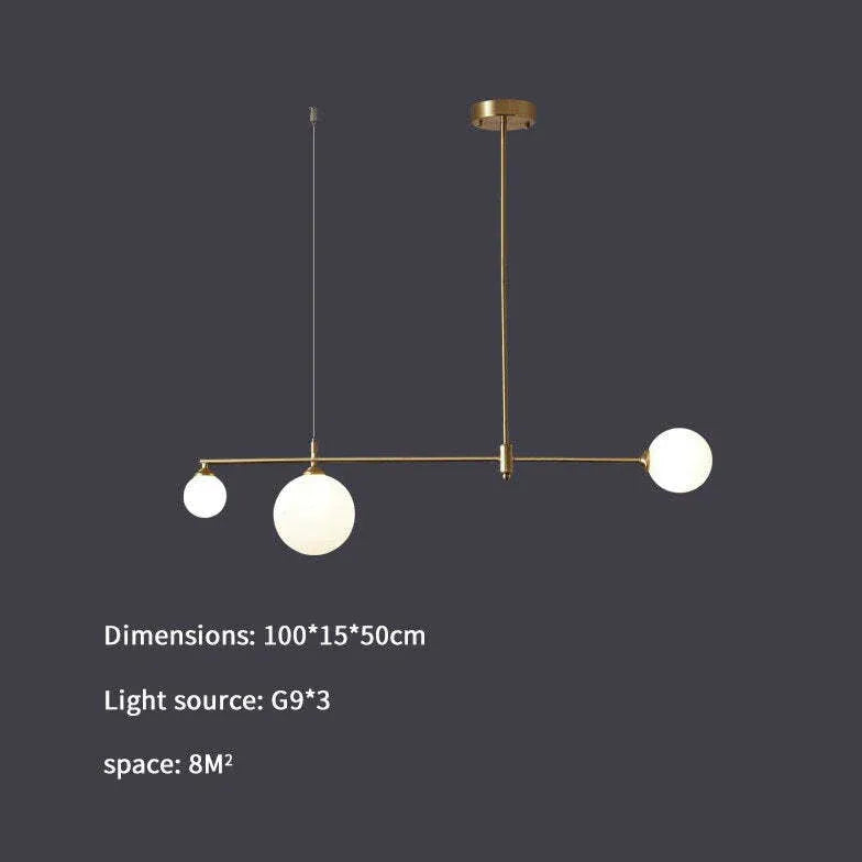 Balance Type Gold Modern Pendant Light