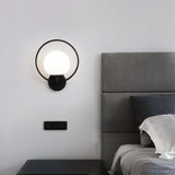 Ring Glass Modern Bedroom Wall Lights