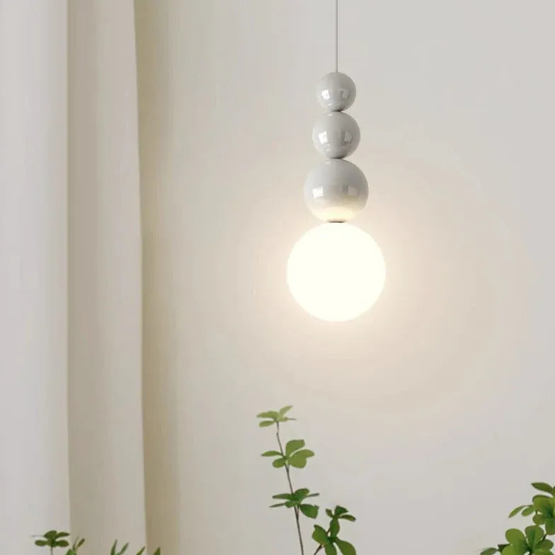 Multi-Sphere Glossy Artistic Modern Pendant Light