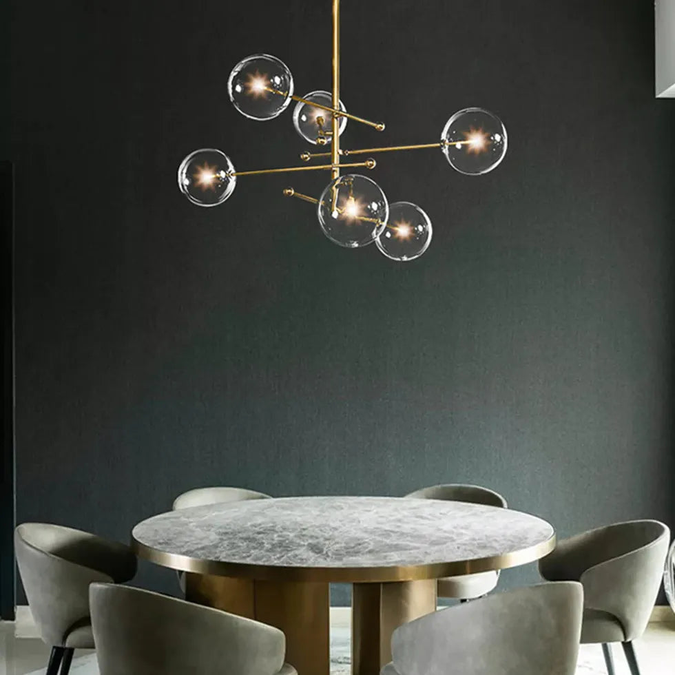 Crystal Grape Skewers Modern LED Pendant Light