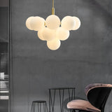 Smooth Multi-Ball Bedroom Modern Chandelier