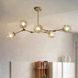 Simple Branch Glass Bubble Chandelier Design