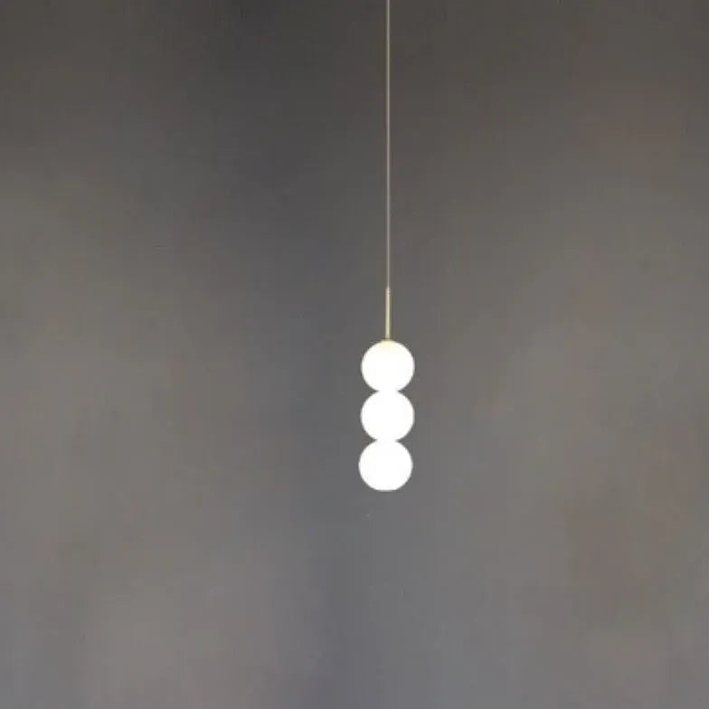 String of Pearls White Modern Pendant Light