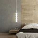 String of Pearls White Modern Pendant Light